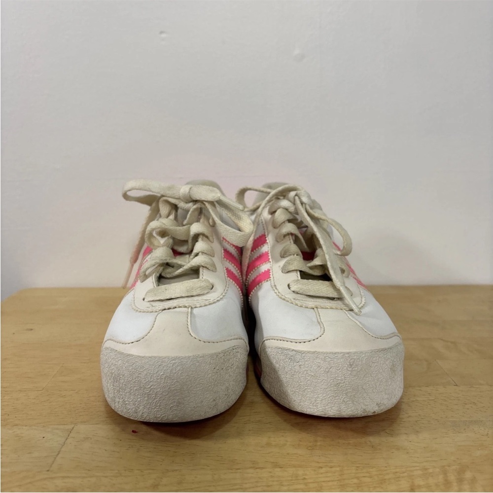 Adidas Women Samoa Shoes White and Pink SIZE 6 - Picture 2 of 10